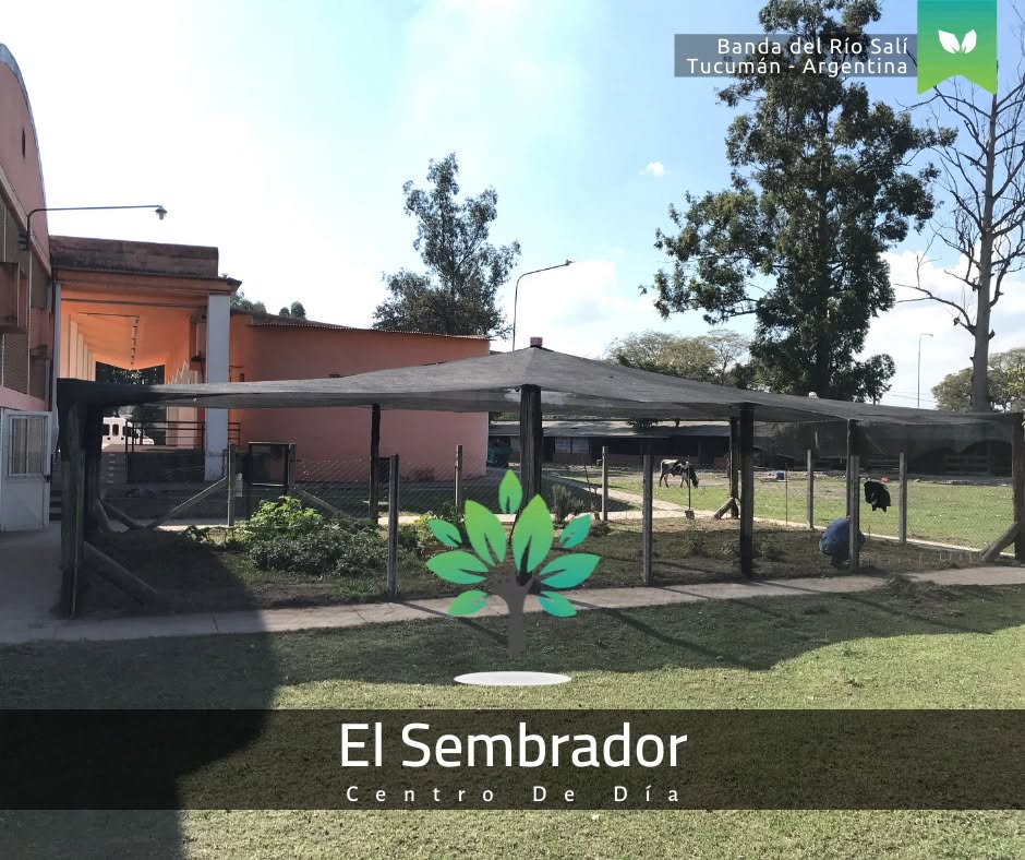 Sector de huerta y granja del centro de día