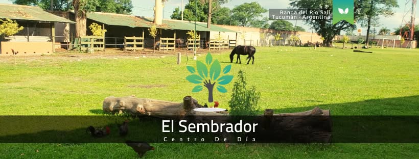 Predio verde del Centro de Día El Sembrador